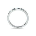 thumbnail image 3 of Bague de Mariage Diamant Bleu & Blanc 1/4ct Or Blanc 14K, 3 of 4