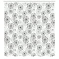 thumbnail image 3 of Ambesonne Abstract Shower Curtain, Dandelion Motif, 69"Wx84"L, Dried Rose, 3 of 3