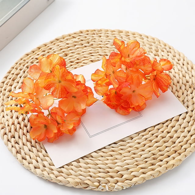 Decoración de Flores Artificiales de Seda, Cabeza de Flor Artificial Hecha a Mano, Material de Flor Artificial para Manualidades