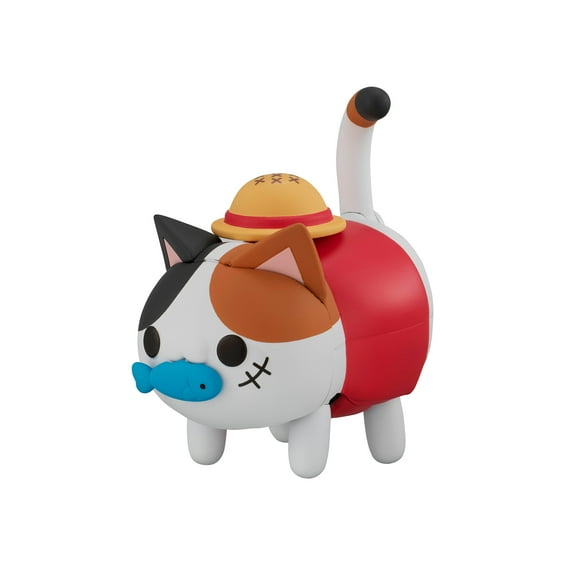 MegaHouse - One Piece - Tokotoko Nyan Piece Nyan! Monkey D. Luffy, Mega Cat Project Collectible Figure