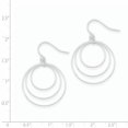 thumbnail image 2 of Beautiful Sterling Silver Fancy Circle Earrings, 2 of 2