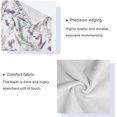 thumbnail image 4 of Coolnut Purple Lavender Towel Set of 3 with Bath Towel, Hand Towel and Wash Cloth, Soft, Quick Drying and Comfortable Winter Towels for Bathroom Kitchen Home Travel Hotel Gym Washcloth Gift, 4 of 7