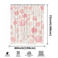 thumbnail image 3 of Watercolor Floral Shower Curtain Anime Design Polyester Waterproof Fabric Shower Curtain, 3 of 10