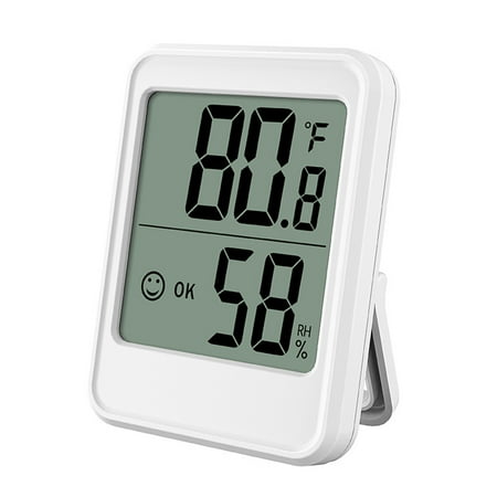 

TIERPOP Accurate Temperature Humidity Meter Indicator Indoor Accurate Thermometer Mini Hygrometer Humidity Gauge Portable Home