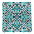 thumbnail image 3 of Ambesonne Ethnic Shower Curtain, Tie Dye Effect Flower, 69"Wx84"L, Multicolor, 3 of 5