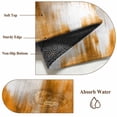 thumbnail image 6 of Area Rug for Living Room, Orange Grey Non-Slip Indoor Large Carpet for Bedroom/Dining Room, Vintage Minimalist Abstract Gradient Art Washable Low-Profile Rectangle Floor Runner Rugs - 5 x 8 Ft, 6 of 7