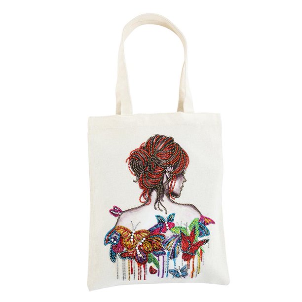 Bolso Mano Con Pintura Diamantes Cgtredaw Reutilizable para Compras 2 Unidades