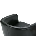 thumbnail image 5 of Atlin Designs Faux Leather Black Tub Chair Unassembled 30"H x 30"W x 28"D, 5 of 9