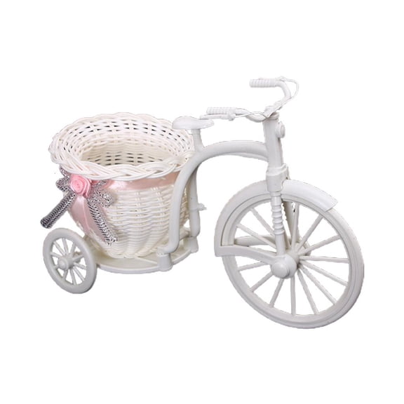 Artificial Tricycle Flower Decor Bicycle Decoration for Home Garden Ornaments