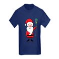 thumbnail image 1 of CafePress - Lacrosse Santa Personalized Kids Dark T Shirt - Kids Dark T-Shirt, 1 of 1