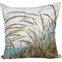 Simply Daisy 16" x 16" Ocean Breeze Floral Print Pillow