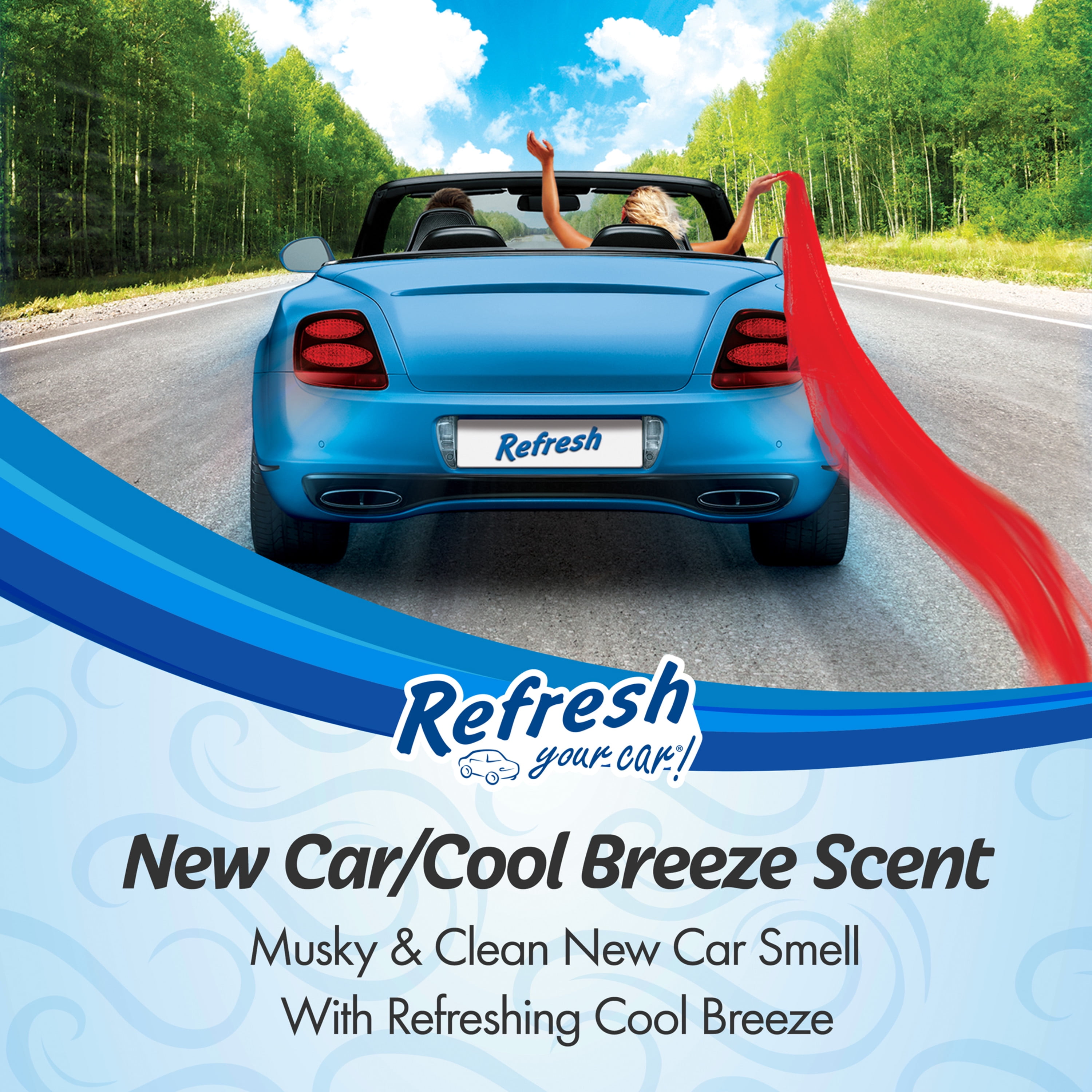 Refresh Your Car Gel Car Air Freshener, New Car Scent - Gillman Home Center