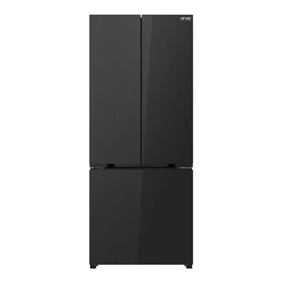 Refrigerador ATVIO Home 16.2 pies Negro espejo French Door