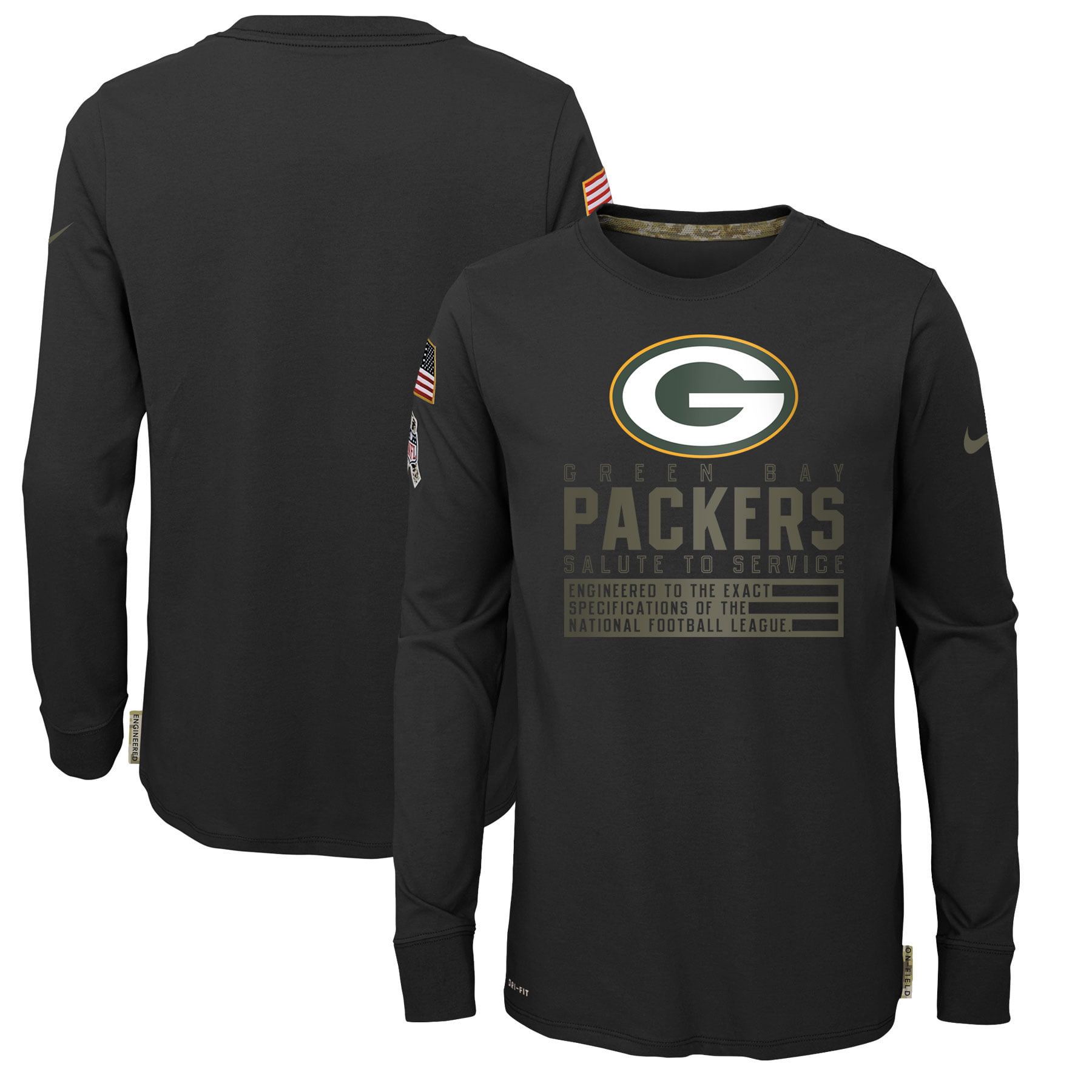 salute to service packers shirt