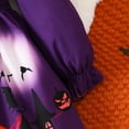 thumbnail image 7 of CONFREE Halloween Clothes Set for Toddler Girl Long Sleeve Cute Ghost Print Dress With Hat 2Pcs Hallowmas Outfit Set Fall Clothing Set, 7 of 7