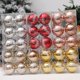 thumbnail image 4 of piezas de adornos de bolas de Navidad de 6 cm, adornos de plata, dorados y rojos, decoración para árbol de Navidad para fiesta de Navidad 2025, 4 of 5
