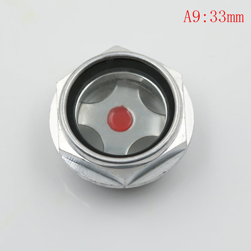 16mm-48mm male threaded metal air compressor oil level sight glass_SG 