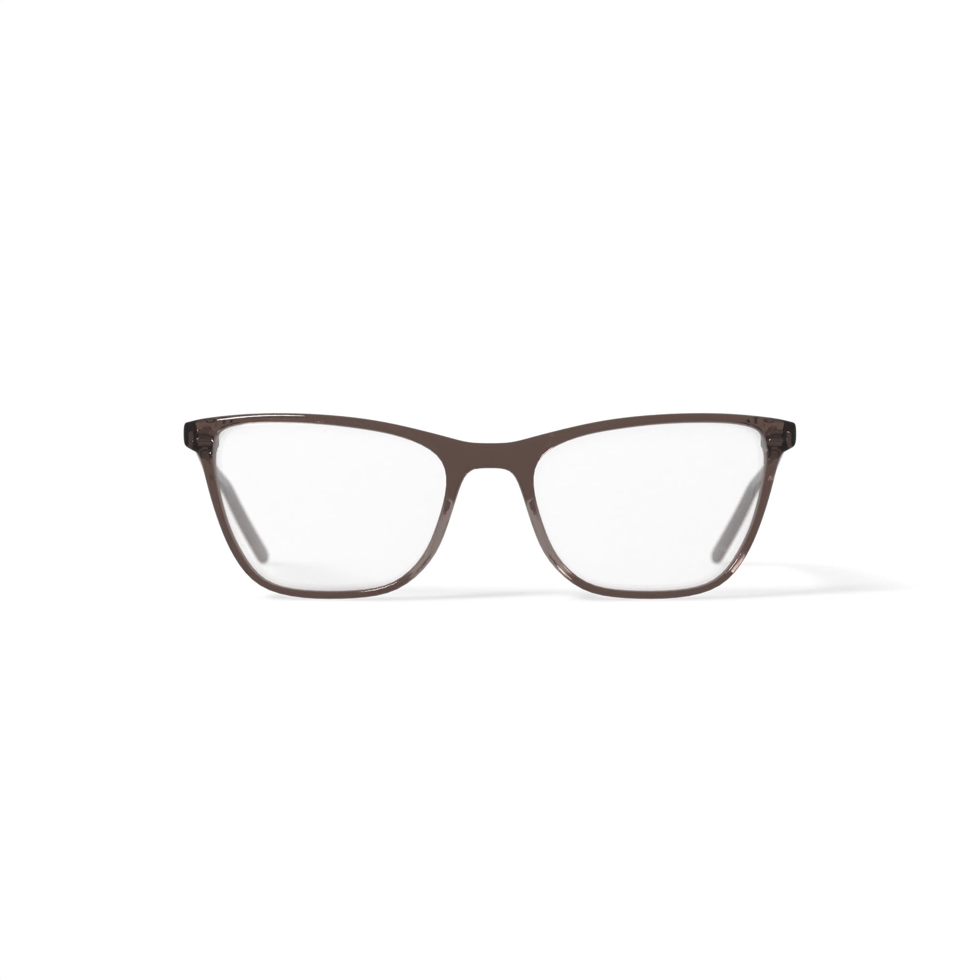 Walmart Women's MV005 Jaclyn Square Prescription Eyeglasses with Case, Light Brown