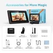 XPPen 13.3in Drawing Display with Stand for Computers, Latest Artist13.3 Pro V2 Graphic Tablet with Screen, 16384 Pen Pressure Stylus, 99% sRGB Full-Laminated Pen Display