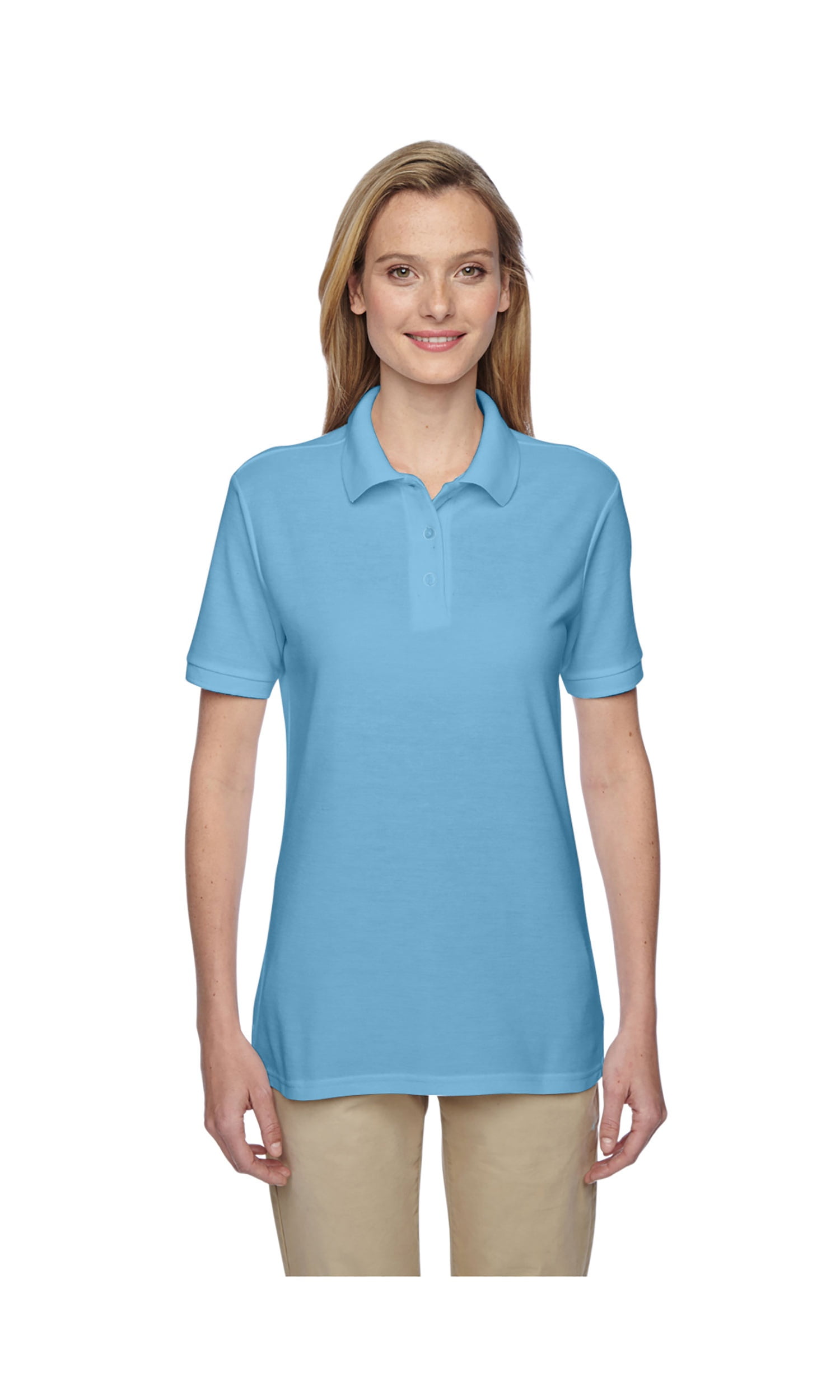 Jerzees Women's Moisture Management Pique Polo Shirt, Style 537WR ...