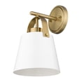 thumbnail image 4 of Z Lite 726-1S-MB-BN 8 in. Z-Studio 1 Light Wall Sconce Wall Light, Matte Black & Brushed Nickel, 4 of 7