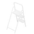 thumbnail image 2 of Dollhouse 3 Step Ladder, Wear  1/12 Miniature Step Ladder DIY Decoration Metal  For Mini House Accessories For Kitchen White,Silver, 2 of 8