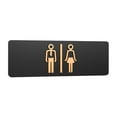 thumbnail image 1 of DOLITY Toilet Sign Display Male Female Bathroom Sign for Bathroom Public Place Bars Type A, 1 of 9
