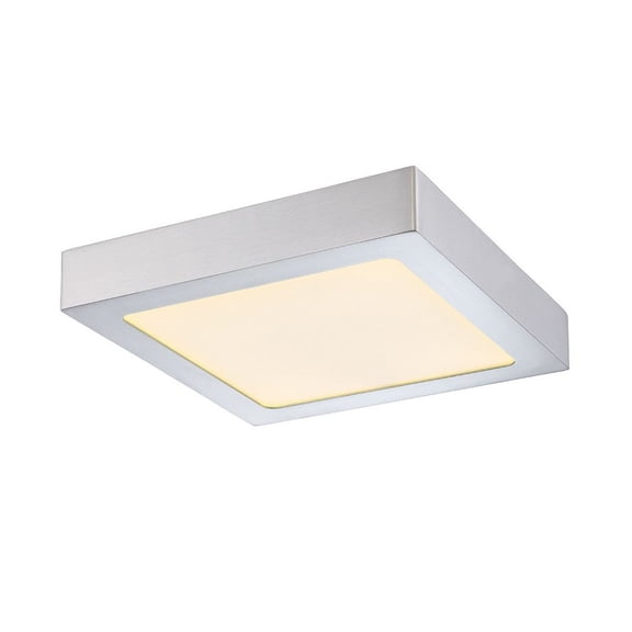 11.75 inch 18W 3500K 1 Led Medium Flush Mount-White Finish-3500 Color Temperature Bailey Street Home 79-Bel-4186771