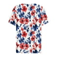 thumbnail image 3 of 4th of July Shirts for Women Summer Graphic Tees American Flag Patriotic Fourth of July Outfit Short Sleeve Tunic Tops, 3 of 4