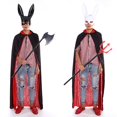 thumbnail image 5 of Accesorios para actuación de Halloween, hacha/tridente rojo, disfraz Medieval vikingo, hacha para Cosplay, novedades, horquilla de tres puntas del Diablo rojo, 5 of 5