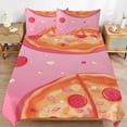 thumbnail image 2 of Fun Pizza Bedding Set with Zipper Closure for Girls & Boys, 2 of 6