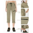 thumbnail image 4 of SEVEGO Womens Hiking Pants Tall Inseam 30"/32"/34"/36" Athletic Cargo Pants Lightweight 4 Zipper Pockets Water, 4 of 6