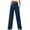 Navy, variant on RYRJJ Wide Leg Pants for Women Pull On Button Up High Waisted Dress Trousers with Pockets Comfy Casual Loose Business Work Palazzo Pants for Ladies(Black,S)