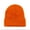 Orange, variant on Solid Long Cuffed Beanie Skullies for Men and Women (Orange)