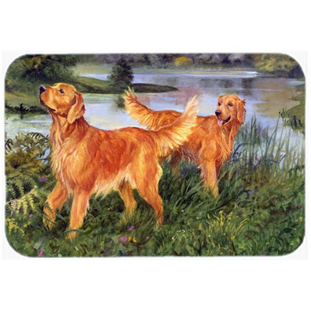 Golden Retrievers Mouse Pad, Hot Pad or Trivet