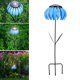 thumbnail image 5 of Luz solar de coneflower, luz solar de flor, flor de metal al aire libre pintada a mano Azul kusrkot Lámpara Coneflower, 5 of 8