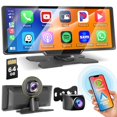 thumbnail image 1 of Radio de coche Hikity Wireless Carplay Android Auto 2.5K Dash Cam, 1 of 7