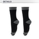 thumbnail image 5 of Calcetines de ciclismo únicos, impermeables, transpirables, anti-fricción, gris negro, tamaño S (35-38), 1 par, 5 of 7