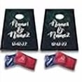 thumbnail image 3 of VictoryStore Cornhole Games - Custom Wedding Bag Toss Game - Woodsy Wedding Forest Cornhole, 3 of 4