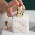 thumbnail image 5 of Liquid Soap Dispenser with Pump Hand Lotion Bottle for Home Kitchen Bathroom Washroom Hotel Supply Shower Shampoo Lotion (White B), 5 of 7