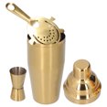 thumbnail image 2 of Ensemble de Cocktail à la Mode 750ml Barware Kit d'Outils en Acier Inoxydable avec Tamis Mesure Tasse Shaker pour Barman BarGolden Ensemble, 2 of 4