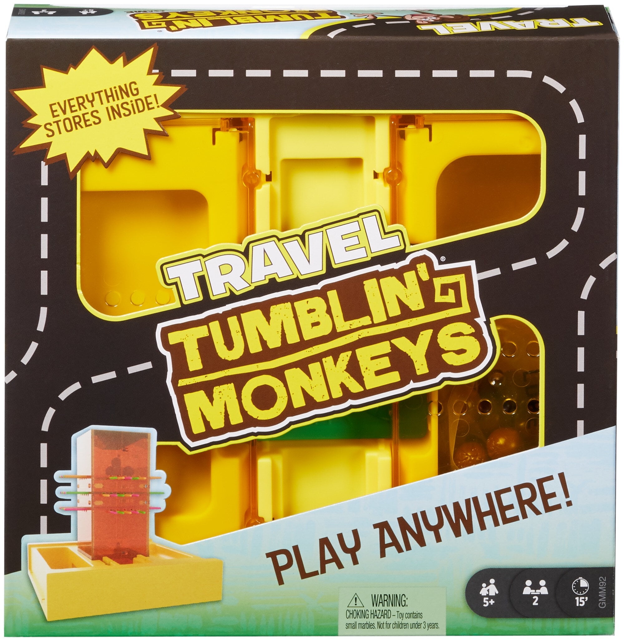 Travel Tumblin’ Monkeys, Portable Kids Game for 5 Year Olds and up