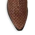 thumbnail image 4 of Sam Edelman Karlin Woven Slip-on Slide Mule Leather Sandals COGNAC (10, COGNAC), 4 of 5