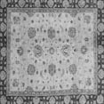 thumbnail image 1 of Ahgly Company Indoor Square Oriental Gray Traditional Area Rugs, 4' Square, 1 of 4
