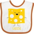 thumbnail image 3 of Inktastic Cute Kawaii Cheese Boys or Girls Baby Bib, 3 of 4