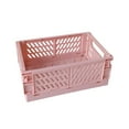 thumbnail image 1 of DPTALR Foldable Plastic Storage Basket For Organizing Crates With Handles For Desks And Bedrooms, 1 of 2