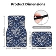 thumbnail image 5 of Fuzoiu Dragon Print Carpet Floor Mats for Car,Car Foot Mat Set,Universal Fit 4 Piece Mat Pad Set,Fits Most Cars Trucks Vans Sedans SUV Auto Carpet Mat Se, 5 of 7