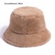 thumbnail image 2 of Sombrero De Cubo De Pelo De Conejo Artificial A La Moda, Sombrero De Pescador Cálido Unisex Para Otoño E Invierno, Sombrero De Lavabo De Felpa De Color Sólido sonducket AP006790-01, 2 of 6
