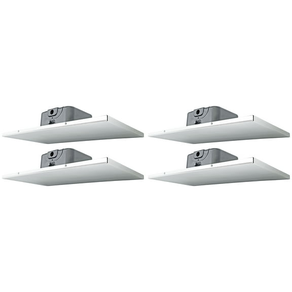 (4) Rockville DCS6T 70V Commercial 2' X 1' Drop Ceiling Tile Speakers For Office