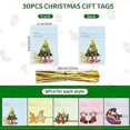 thumbnail image 4 of CNMTCCO Christmas Wrapping Gift Bags Large, 16Pcs Christmas Drawstring Bags with 30Pcs Tags, Large Medium Small Gift Bags, Xmas Bags for Presents for, 4 of 5
